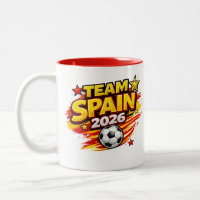 TEAM SPAIN 2026 Mug | Patriotic Spain Foot