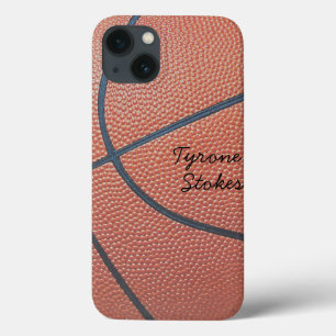 Team Spirit_Basketball texture_Autograph Style iPhone 13 Case