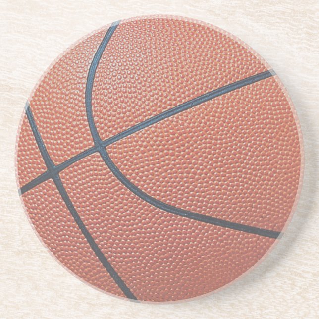 Team Spirit_Basketball texture_Hoops Lover Coaster (Front)