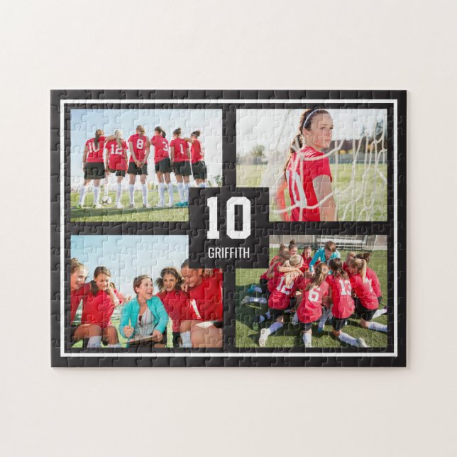 Team Spirit EDITABLE COLOR Personalised Puzzle (Horizontal)