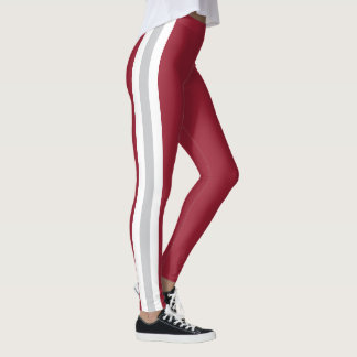 Team Spirit of Arkansas on Red Leggings