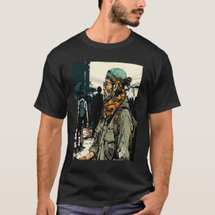 Team Sport Games Retro Airsoft Player T-Shirt