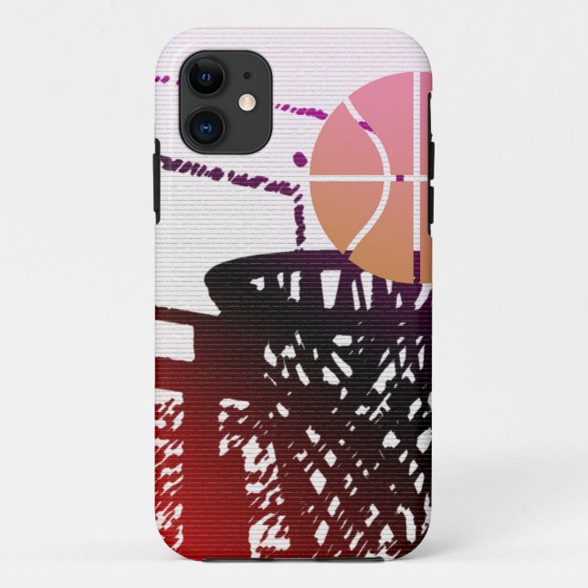 Team Sports Ball Basketball Net Coach Game Case-Mate iPhone Case (Back)