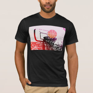 Team Sports Ball Basketball Net Coach Game T-Shirt