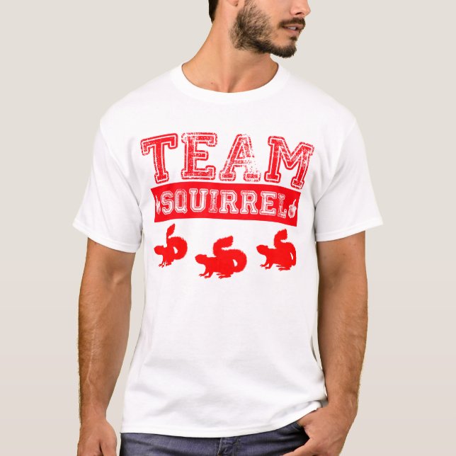 Team Squirrel T shirt (Front)