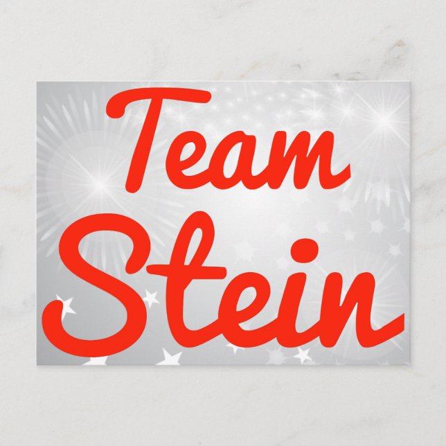 Team Stein Postcard (Front)