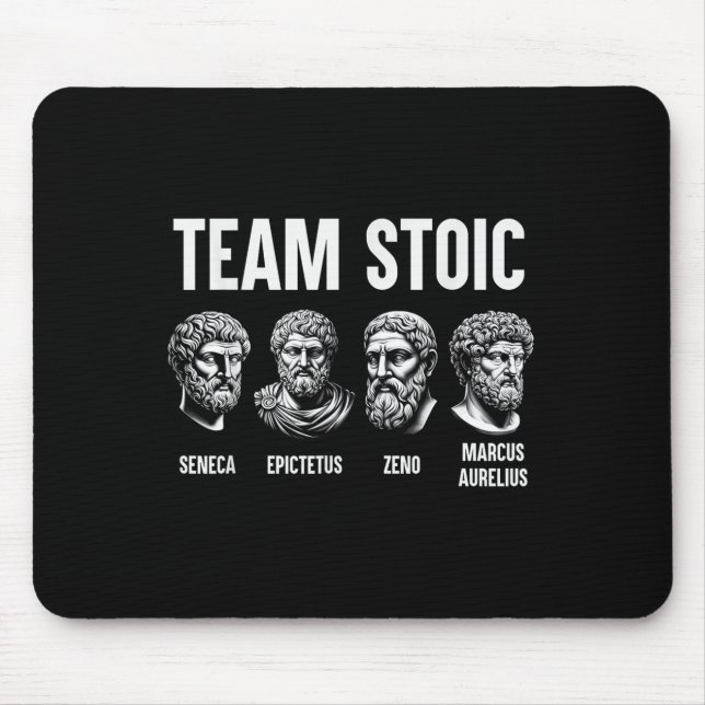 Team Stoic Philosopher Marcus Aurelius Epictetus S Mouse Mat (Front)