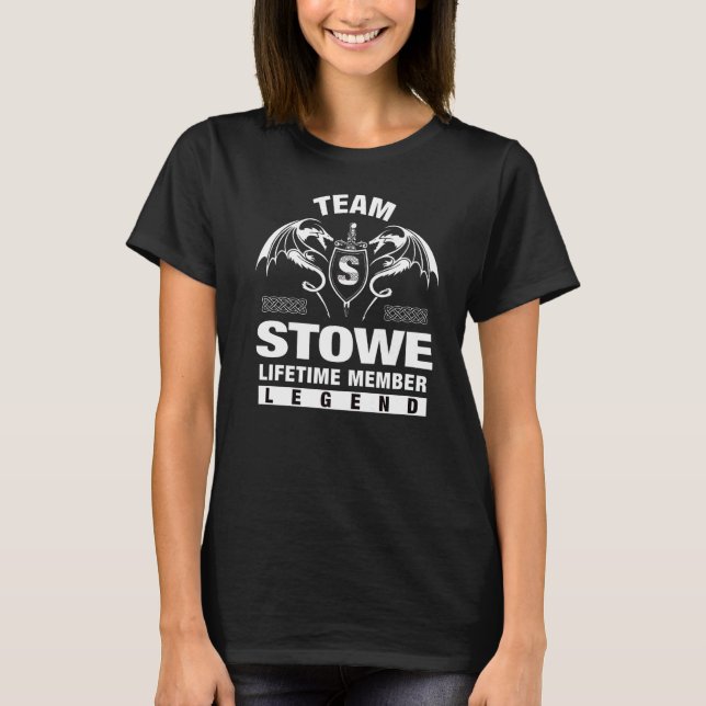 Team Stowe Lifetime Member T-Shirt (Front)