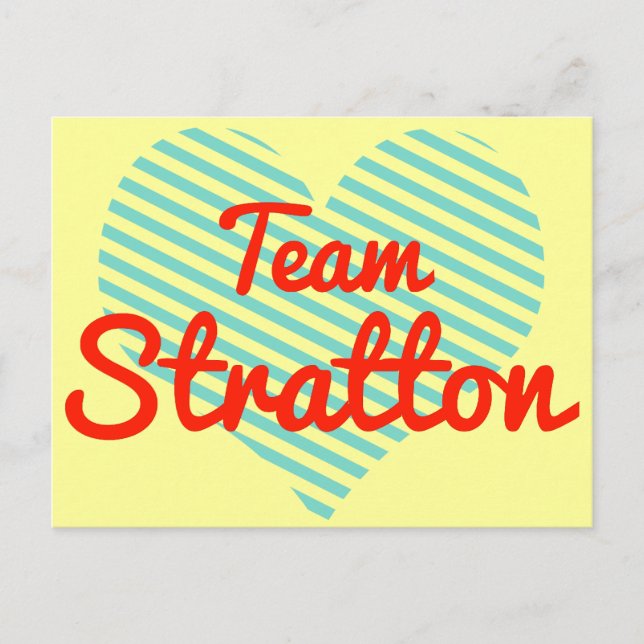 Team Stratton Postcard (Front)