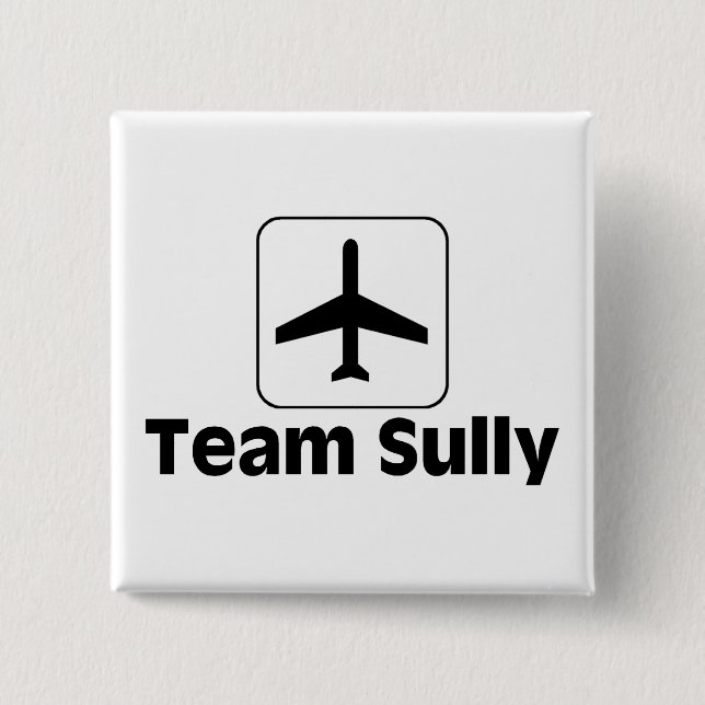 Team Sully 15 Cm Square Badge (Front)