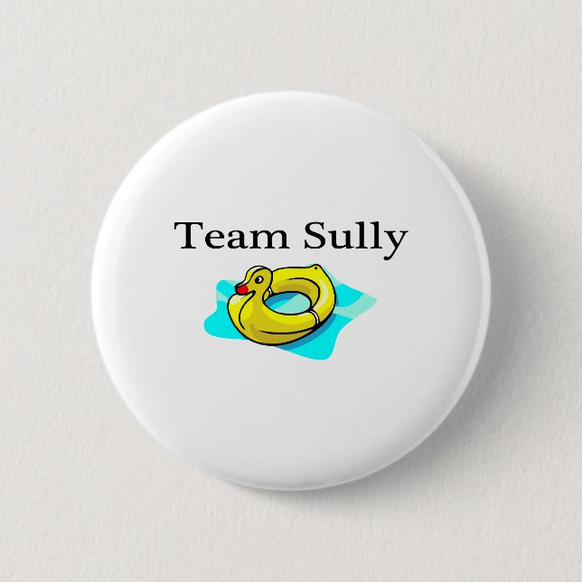 Team Sully (Duck) 6 Cm Round Badge (Front)
