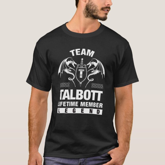 Team Talbott Lifetime Member   T-Shirt (Front)
