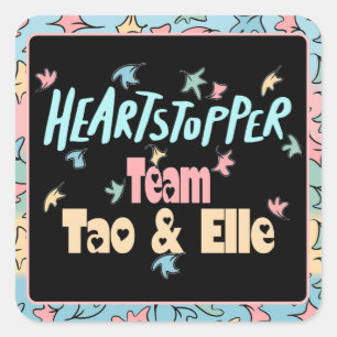 Team Tao And Elle Square Sticker