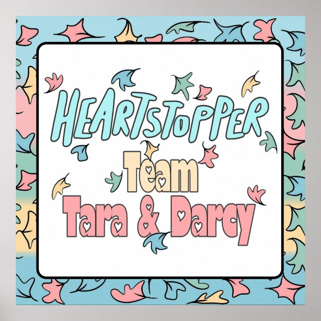 Team Tara And Darcy White Poster (Front)