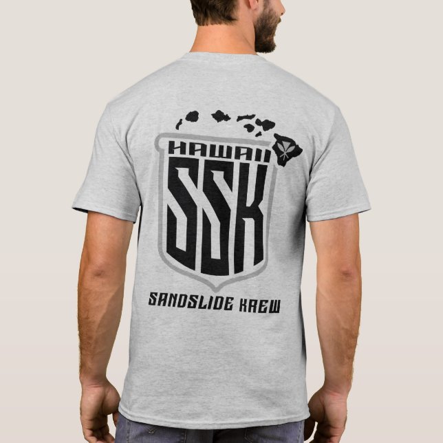 Team Tee (Black & Silver) (Back)