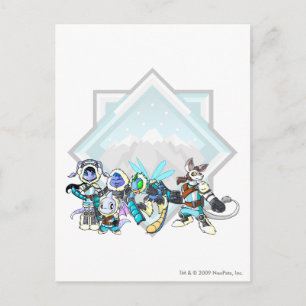 Team Terror Mountain Group Postcard