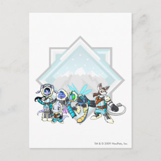 Team Terror Mountain Group Postcard