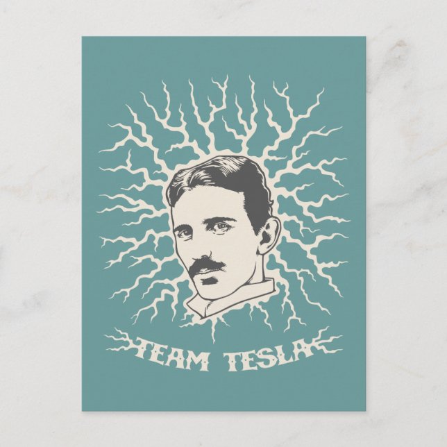 Team Tesla Postcard (Front)