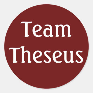 Team Theseus, Greek Hero Classic Round Sticker