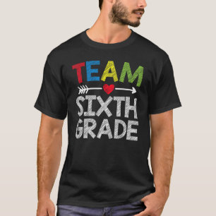 Team Third 6th Grade Teacher Students Back To Scho T-Shirt