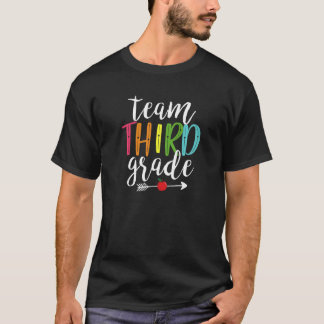 Team Third Grade  3rd Back To School Teacher Stude T-Shirt