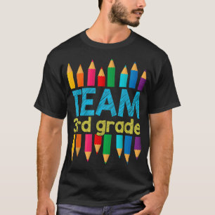 Team Third Grade Back To School 3rd Grade Teacher T-Shirt