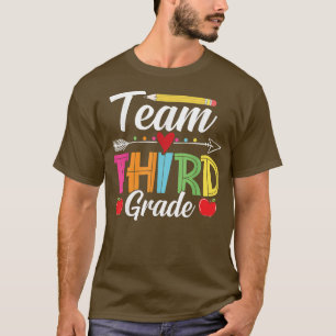 Team Third Grade Back to School 3rd Teachers Stude T-Shirt
