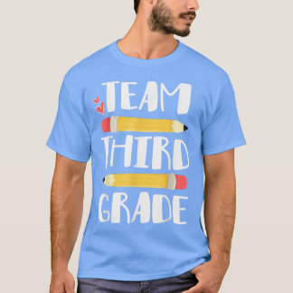 Team Third Grade Funny 3rd Back To School Teacher  T-Shirt