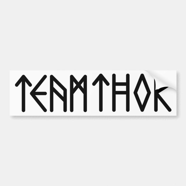 Team Thor Bumper Sticker (Front)