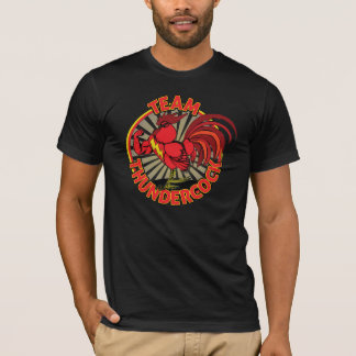 Team Thundercock Men's T-Shirt, Black T-Shirt