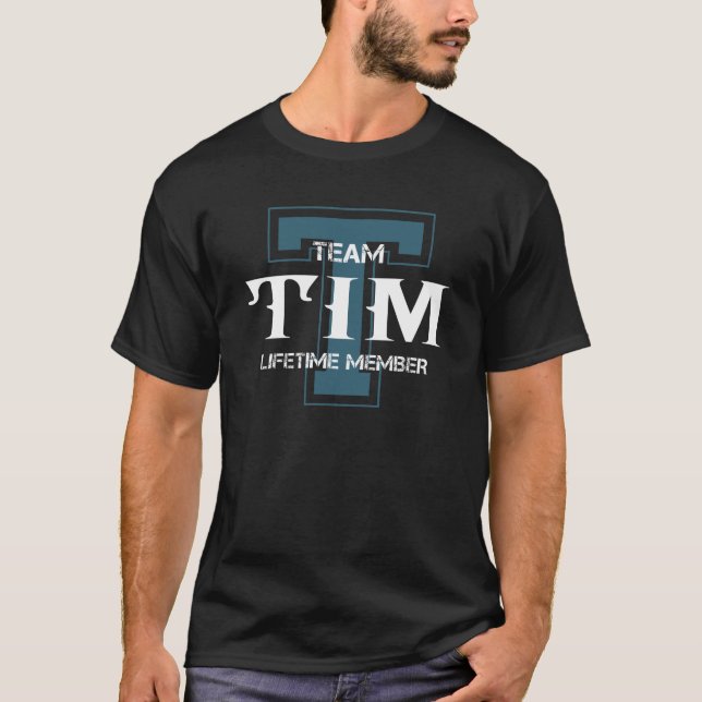 Team TIM Lifetime Member T-Shirt (Front)
