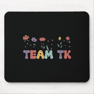 Team Tk Kindergarten Teacher Back To School Retro Mouse Mat