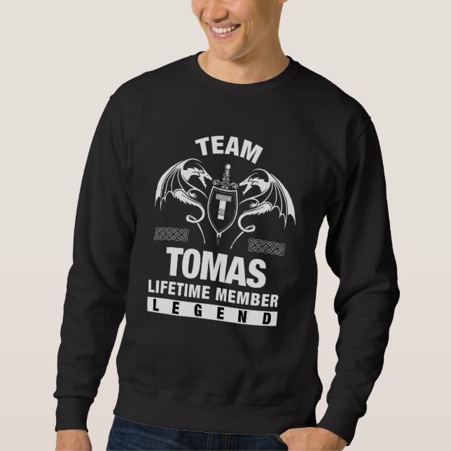 Team Tomas Lifetime Member Sweatshirt (Front)