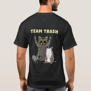 Team Trash Opossum Racoon Rat Animals Garbage Gan T-Shirt