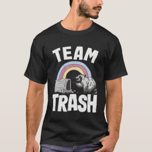 Team Trash Rainbow Raccoon 2 T-Shirt