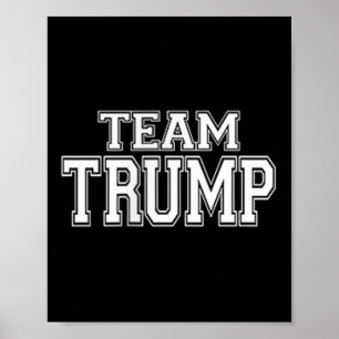 Team Trump Jersey Style Shirt W Trump 47 On Back Poster
