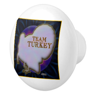 Team Turkey Ceramic Knob