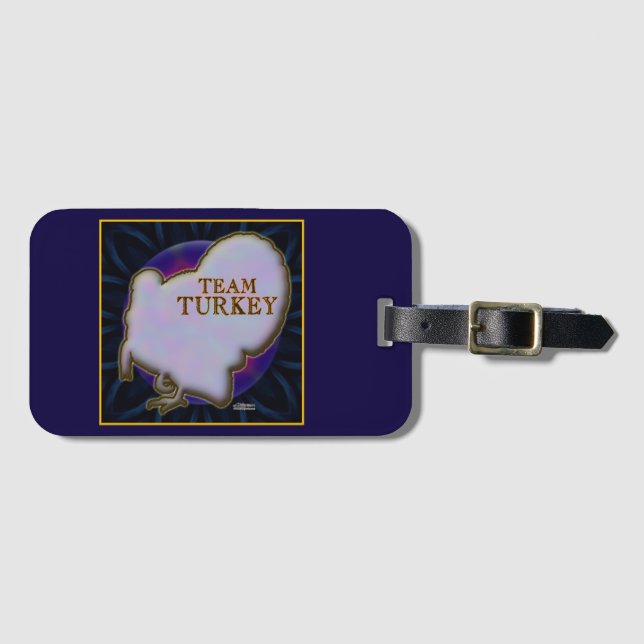 Team Turkey Luggage Tag (Front Horizontal)