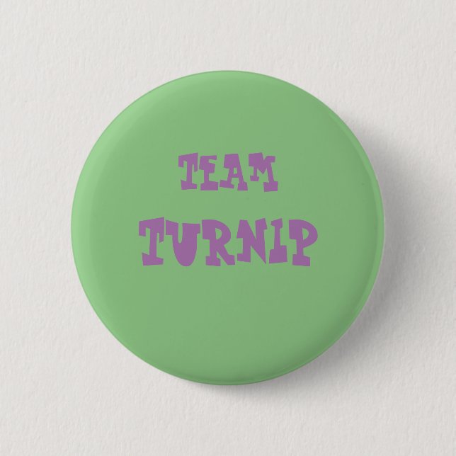 TEAM TURNIP Green Pin (Front)