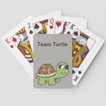 Team Turtle Playing Cards