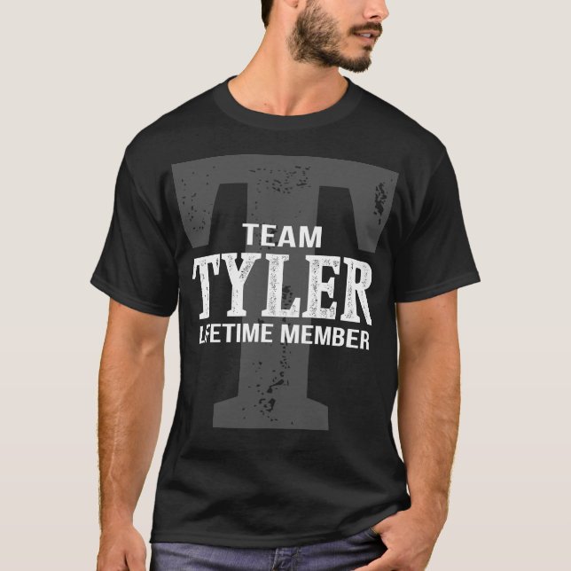 Team TYLER Lifetime Member T-Shirt (Front)