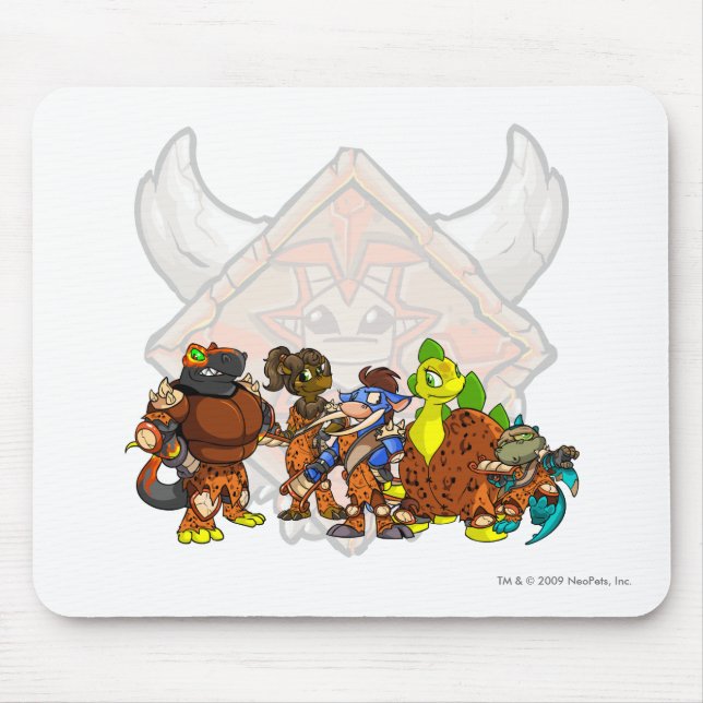 Team Tyrannia Group Mouse Mat (Front)