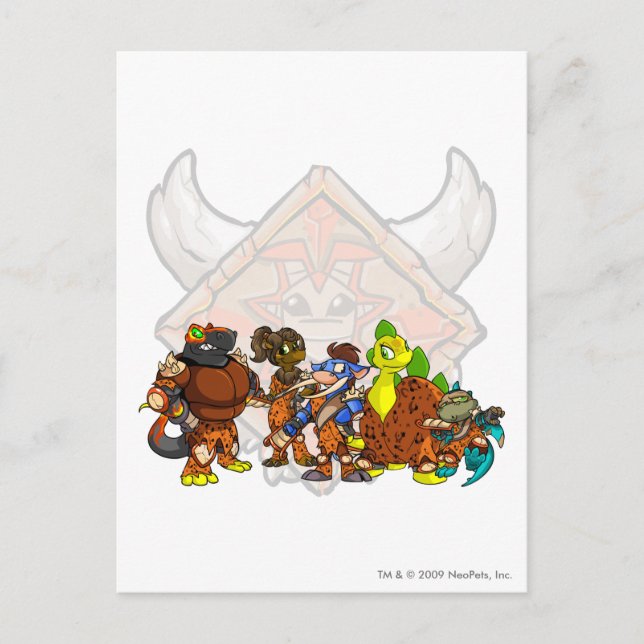 Team Tyrannia Group Postcard (Front)