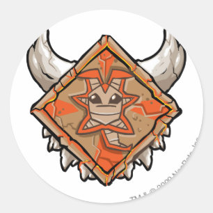 Team Tyrannia Logo Classic Round Sticker