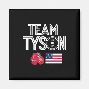 Team Tyson Family Personalised Name Vintage Magnet