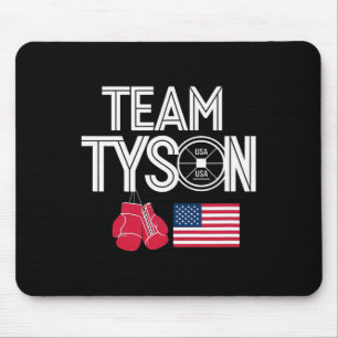 Team Tyson Family Personalised Name Vintage  Mouse Mat