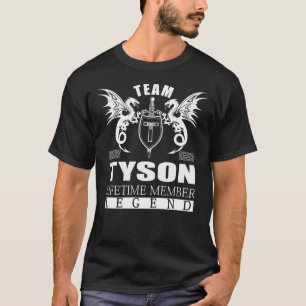 Team TYSON Lifetime Member Legend T-Shirt