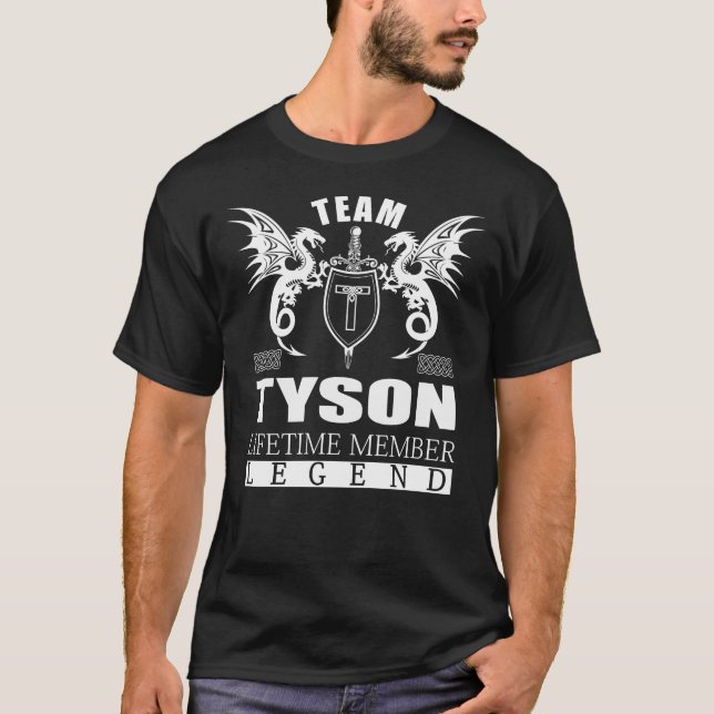 Team TYSON Lifetime Member Legend T-Shirt (Front)