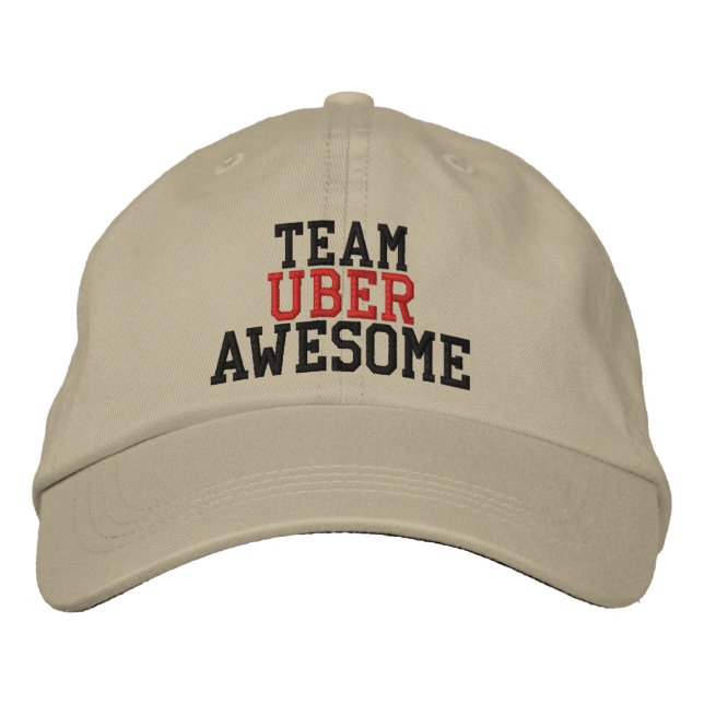 Team Uber awesome Embroidered Hat (Front)