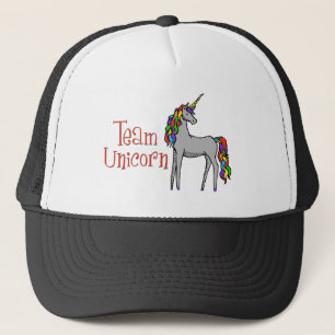 Team Unicorn Rainbow Trucker Hat